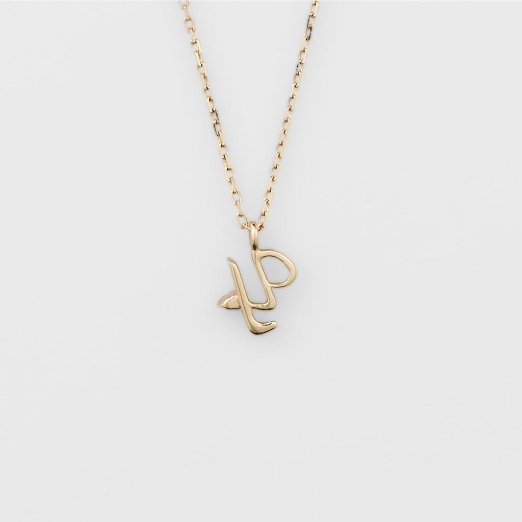 Initial Diamond Necklace [Agate] <WEB Exclusive> Y/K10