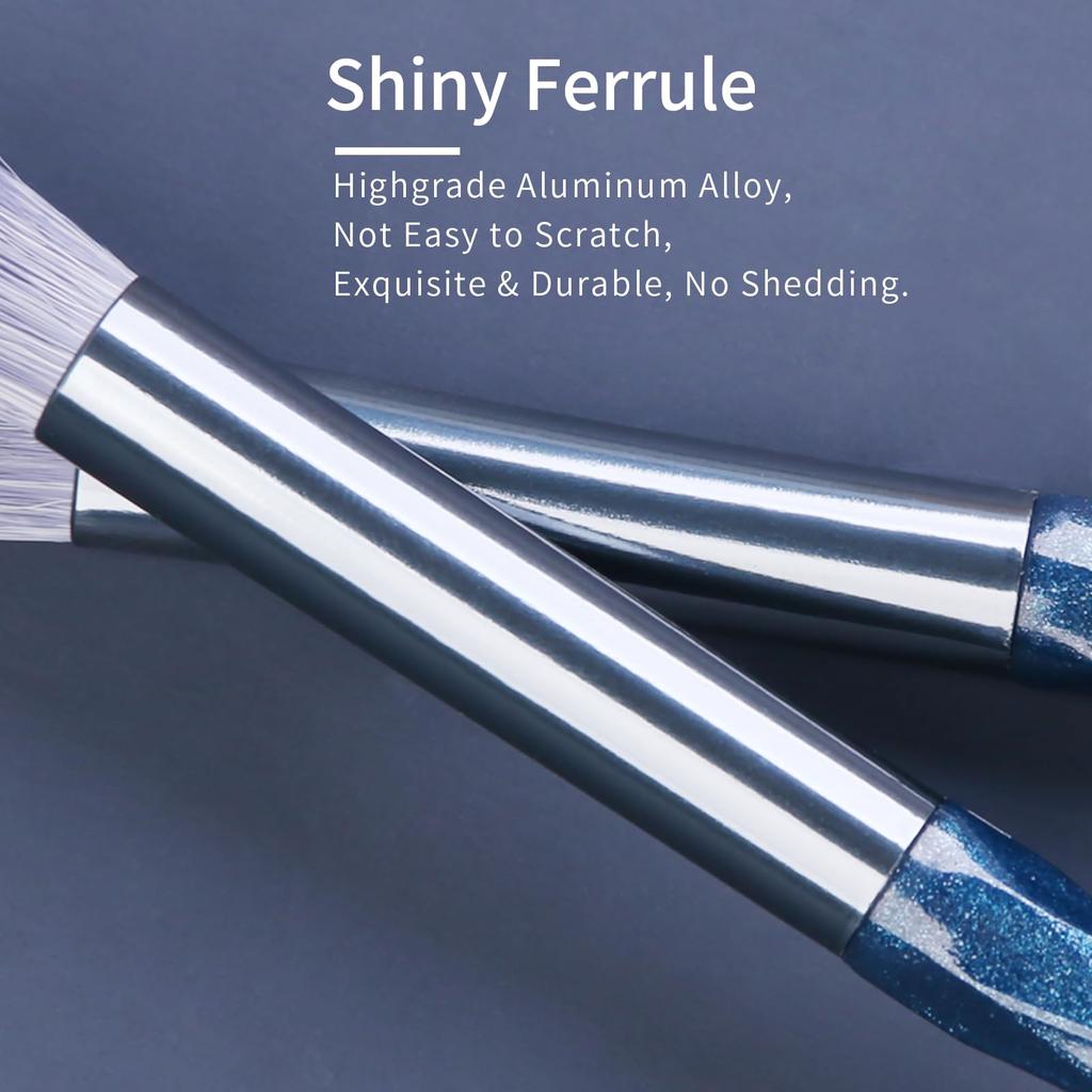 ENZO KEN Sapphire Blue Eyeshadow Brush Diamond Eyeshadow Brush Small Nose Contour Glitter Eyeshadow Eye Eyeshadow Blending Professional Eye Makeup