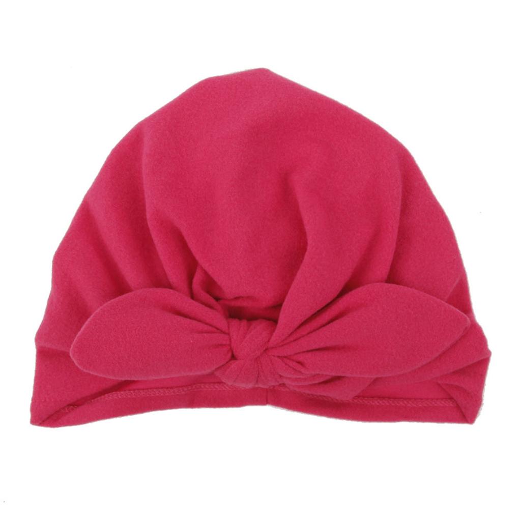 

Шапочка для новорожденных мальчиков и девочек, зимняя теплая, хлопковая, с бантом, шапка-тюрбан
