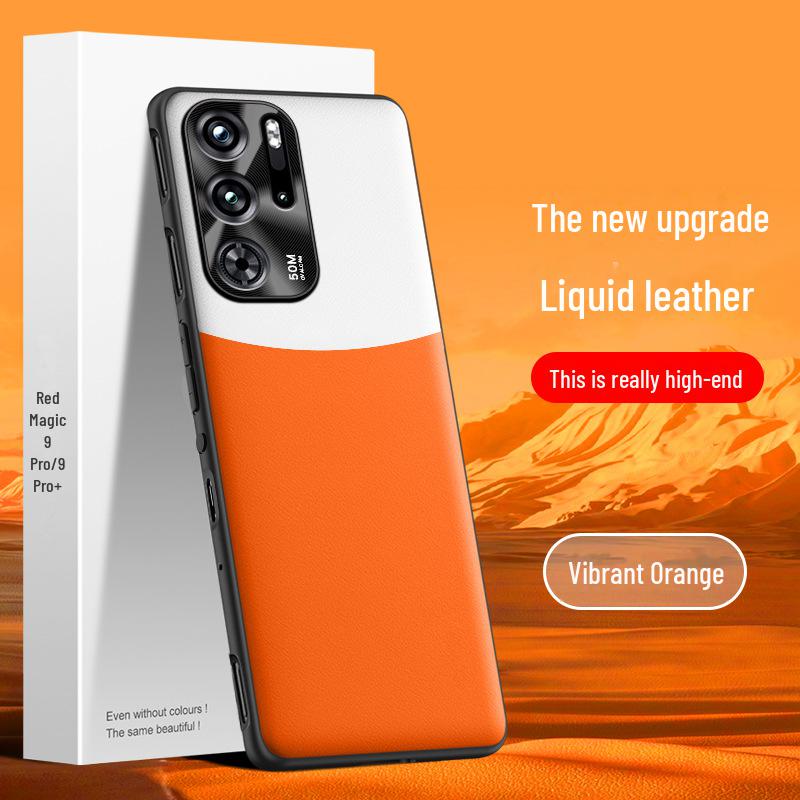 

Чехол для телефона Red Magic 9pro+ из жидкой кожи: Защита от падения, защита от обрастания, защитный чехол. Доставка осуществляется индивидуально. Red Magic 9 Pro