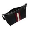 Bally Code Logo Leather Crossbody Bag Men Bags Black 6311760