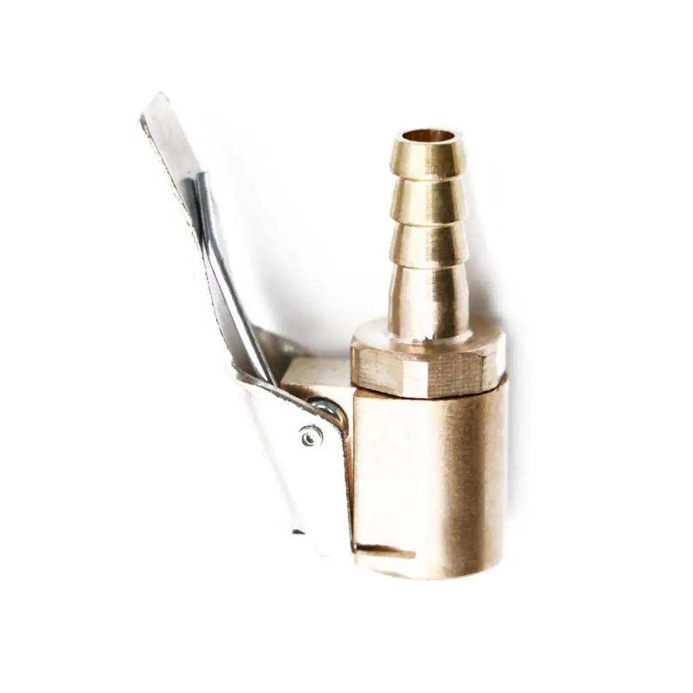 8mm Car Truck Tire Brass Air Inflator Pump Valve Connector Adapter Relief Safety Valve Tyre Wheel Clip-on Tool With L2Z9