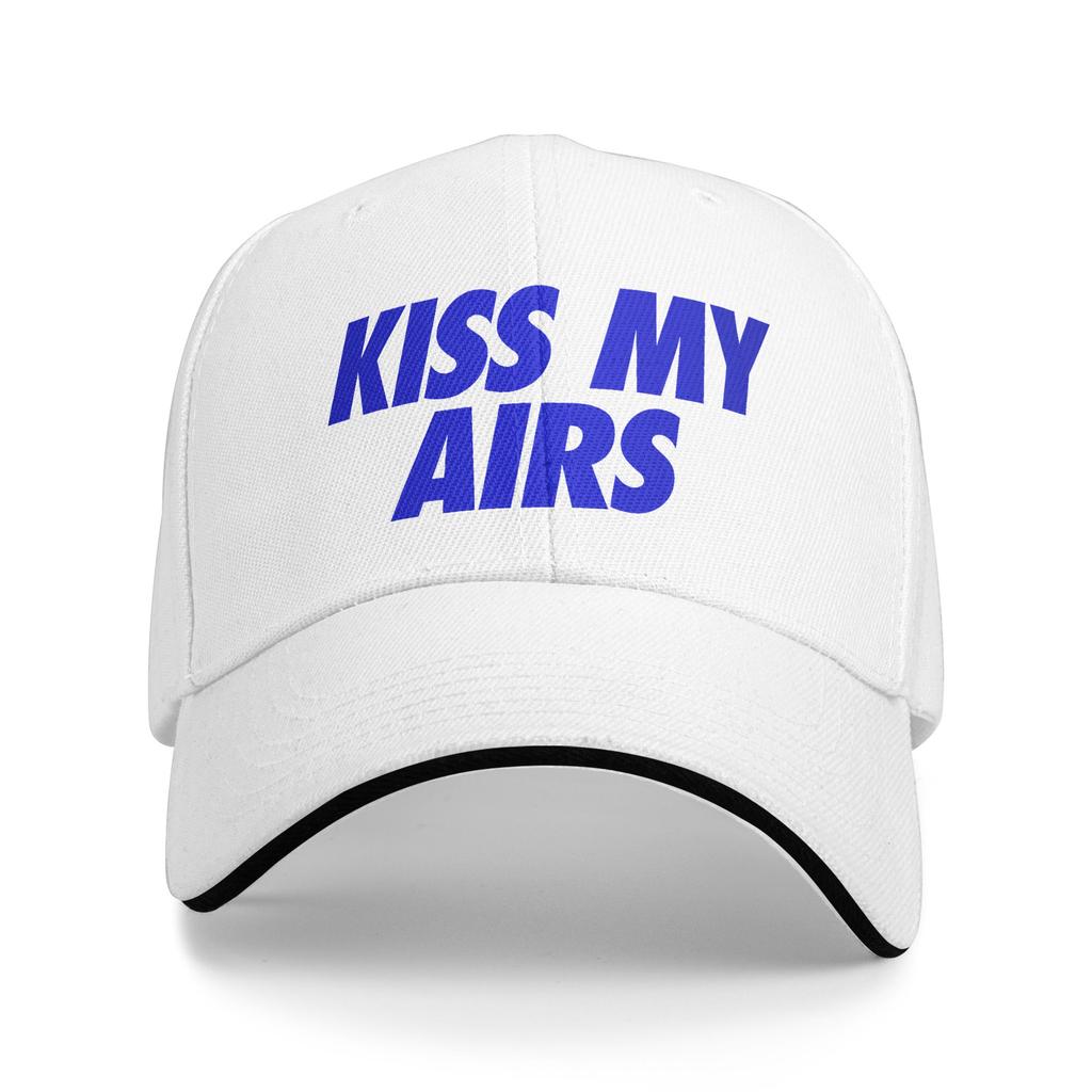Personalized Classic Kiss My Airs Baseball Cap for Unisex Women Adjustable Adult Dad Hat Summer Sun Hat