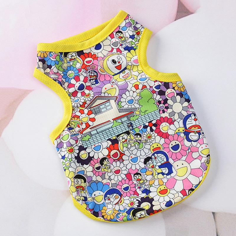 Sweet Fruit Puppy Dog  Sleeveless Clothes Summer Pet Vest for Small Dogs Yorkshire Schnauzer Beagle Cat Shirts Mascotas Clothing