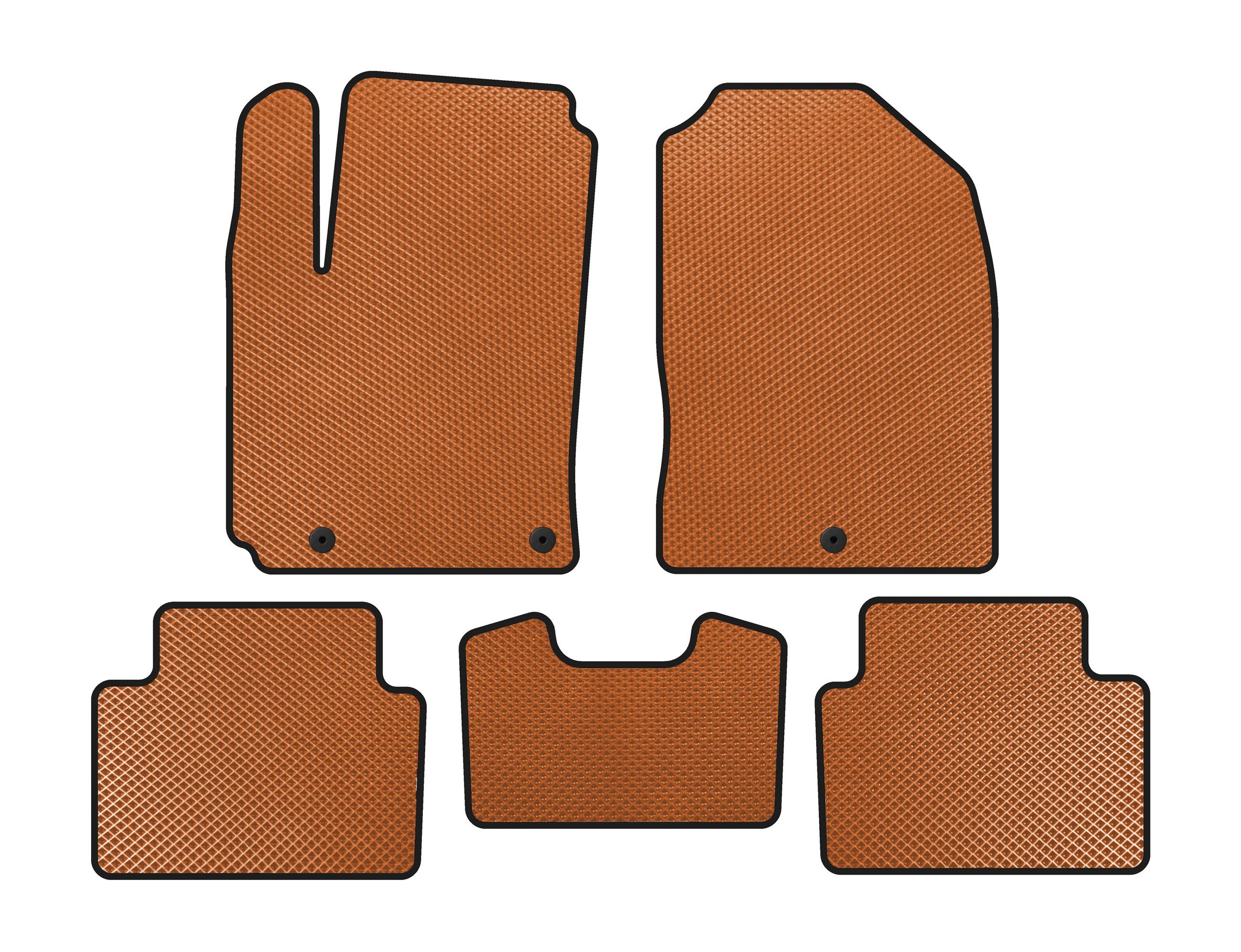 

EVA mats (2017-2020, Gasoline, Orange) for Hyundai Kona