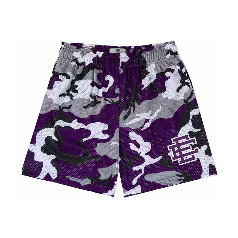 Pantaloncini da Uomo, Pantaloncini Sportivi a Rete per Allenamento Muscolare Fitness Corsa, Marca Trendy Europea e Americana, Fornitura Diretta dal Produttore