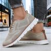Popular Men's Mesh Sneakers Comfortable Airy Soft Sole Fashiable Lightweight Casual Shoes  Anti Slip Breathable Walking Shoes