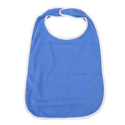 Adult Bib Adjustable Hook and Loop Machine Washable Senior Dining Clothing Protector for Eating