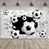 3D Ball Creative Pattern Hanging Flag Polyester Printed Banner Hand Pulled Flag