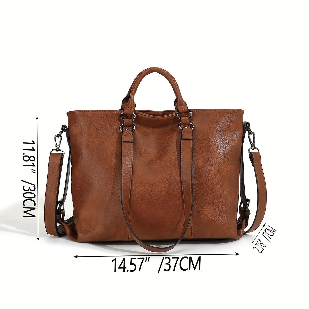 Новая модная простая большая вместительная сумка-тоут — фото 6