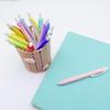 COLNK Assorted Colors Ballpoint Pens, Medium Point 1.0mm,Comfortable Triangle Grip Colored Pen Ballpoint Set for Journaling Planner,Long Lasting