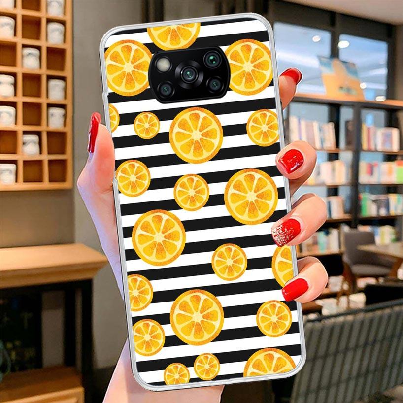 

Black White Stripes Flower Cover Phone Case For Xiaomi Poco F7 Ultra X7 X6 X5 Pro M7 Redmi 15C 15 13C 13 12C 12 10C 10 9A 9C 9T Redmi 9