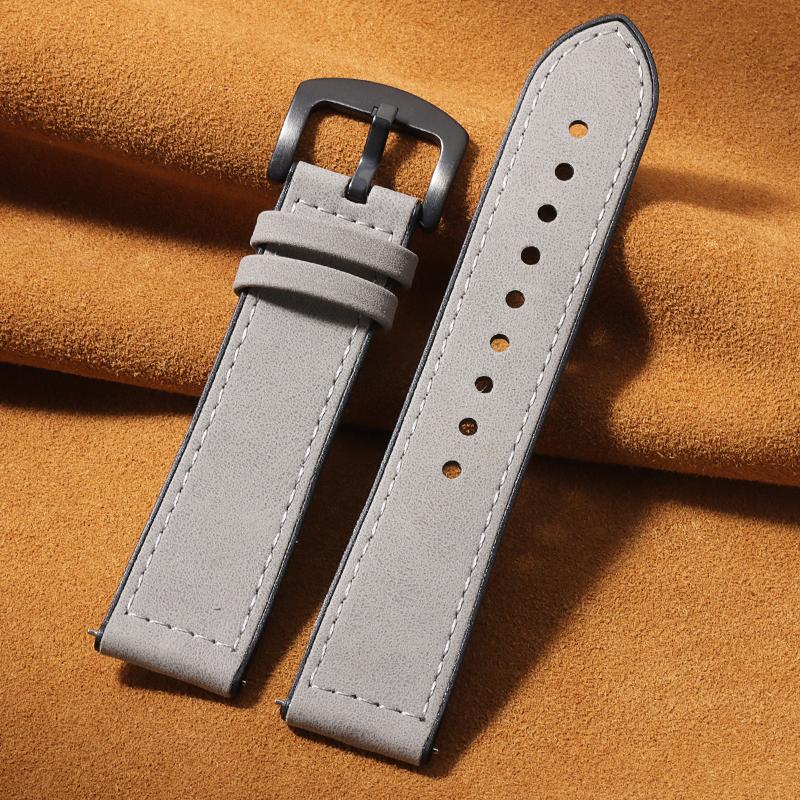 20mm 22mm Leather and Silicone Hybrid Strap for Samsung Galaxy Watch7 6 Classic 47mm 46mm/Galaxy Watch6 40mm 44mm Band Bracelet