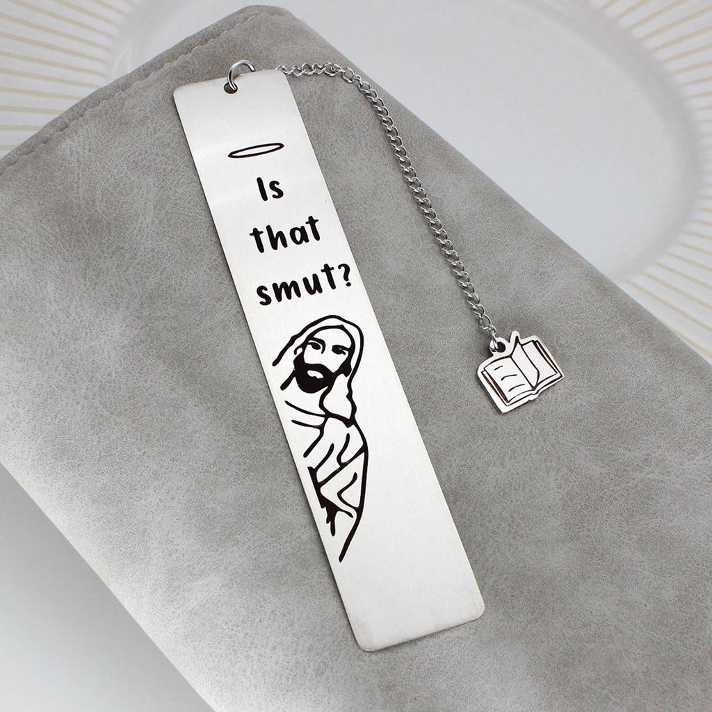 Humor Peeking Jesus Book Marker Christian Baptism Gift Funny Bookmark for Women Men Book Lover Reader Book Accessories