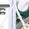 Self-Adhesive Soundproof & Heat Insulation Wool Strip for Doors & Windows - Windproof Gap Sealer