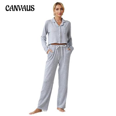 Women's Pajamas Autumn and Winter Thickened Long-sleeved Cardigan Trousers Homewear Suit