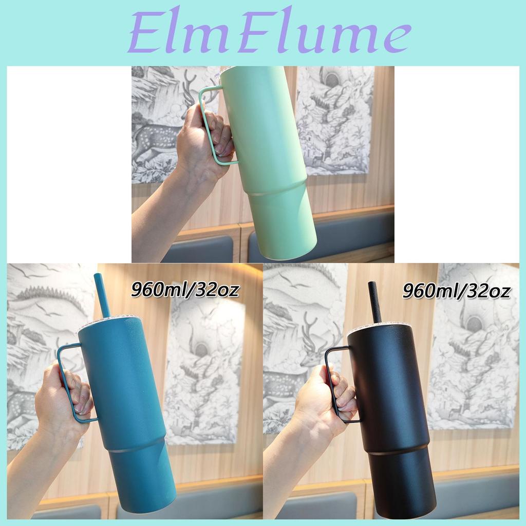 Outdoor 32oz Stainless Steel Insulated Mug With Handle For Camping And Travel