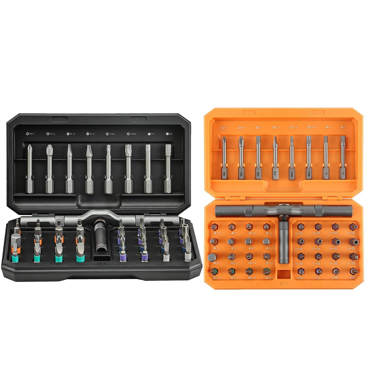 

Magnetic Screwdriver,24&1 Magnetic Screwdriver Set, DIY Ratchet Screwdriver Set, Detachable Ratchet Handle, Portable Compact Tool Kit (42-in-1 One Size помаранчевий