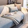Moderne Chenille-Sofamatte, Jacquard, staubdicht, rutschfest, dicke Rückenlehne, Handtuch, hautfreundlich, Heimdekoration, Kissen für Wohnzimmer
