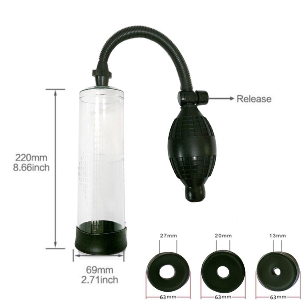 Penis Enlargement Pump Device Sex Vacuum Pump For Men Male Masturbator Penis Extender Cock Dick Pump Trainer Sex Toys For Men