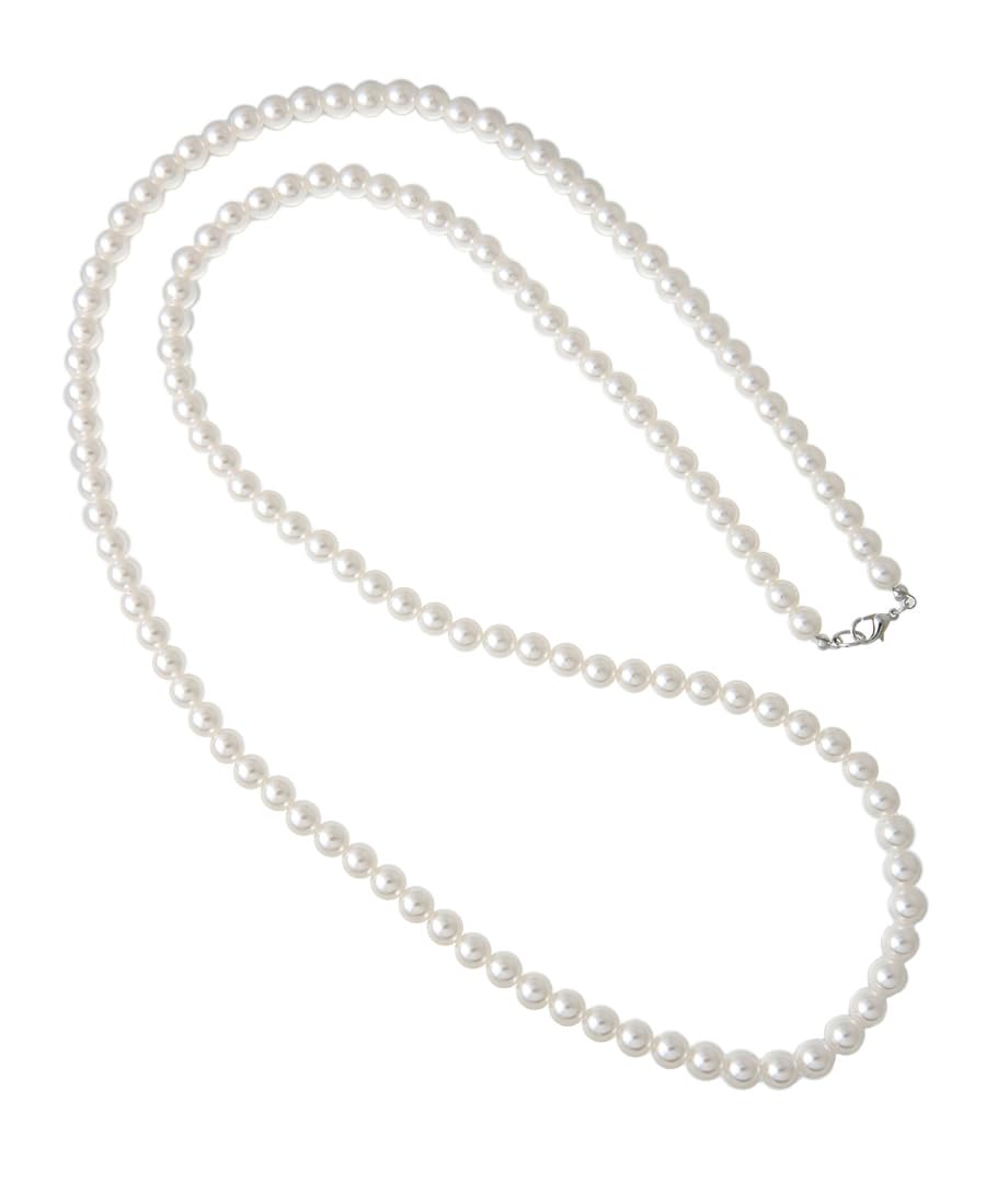 

Длинное жемчужное ожерелье VINGTAINE, 8 мм, Двухрядное, Элегантное, Простое, Повседневное, Для взрослых, Церемония, Выпускной, Вступительная церемония, Вечеринка после мероприятия, Вечеринка, C3382-