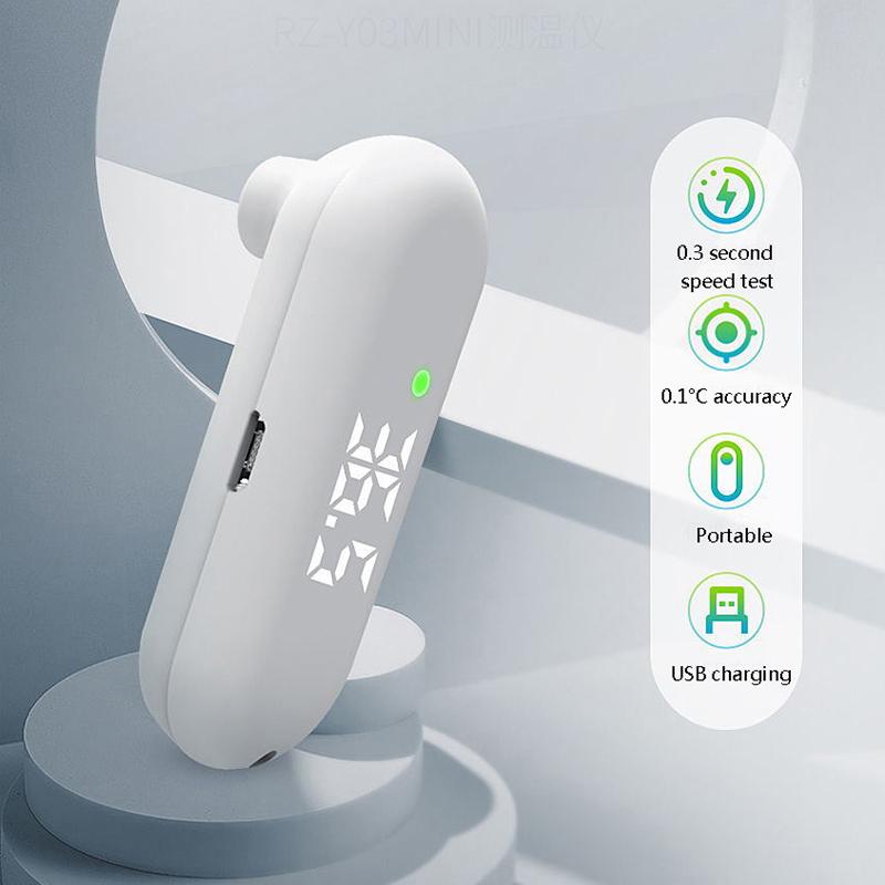 Rechargeable Forehead Thermometer Mini Usb Termometer Digital Baby Monitor Body Temperature Children'S Infrared Fever Meter