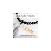 Saitoya Domestic production prayer beads Handmade by Kyoto artisans Kyoto prayer beads black onyx 2 days freshwater pearl 7mm ball head tassel for
