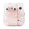 Transparent Daisy Case for Instax Mini 11 9 8 PVC Camera Bag Protective Cover