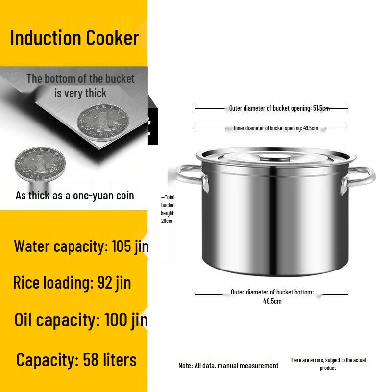

Thickened Stainless Steel Multi-Purpose Pot with Lid