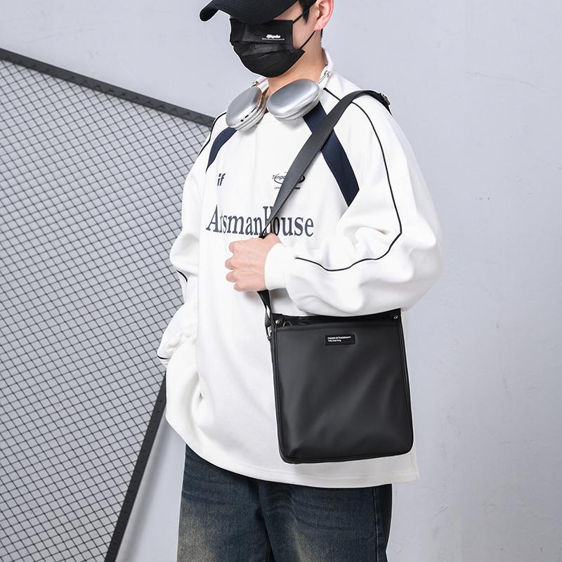 Geantă de umăr pentru bărbați, impermeabilă, cu mai multe straturi, cu capacitate mare, pentru afaceri