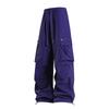 New Outdoor Multi-Pocket Casual Overalls Men's and Women's Long Pants Wide Leg Pants Men's