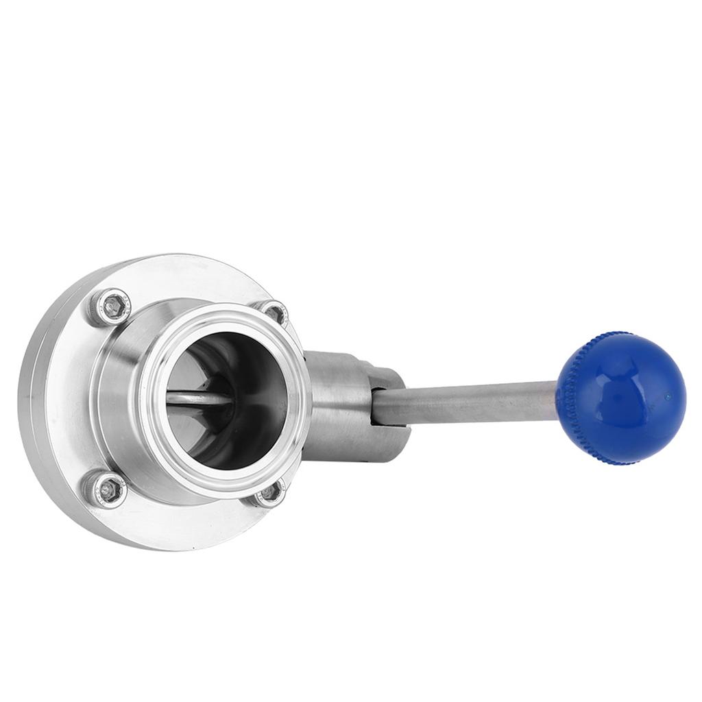 1.5 Inch Lever Type 304 Stainless Steel Sanitary Valve for Water Oil