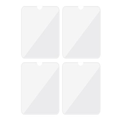 VitalBloom Acrylic Key Holder Cover 7.5x7.5 with Protective Sheet, Original Design, For Rubber Strap, Convenient Storage Item (5 Pack), Clear
