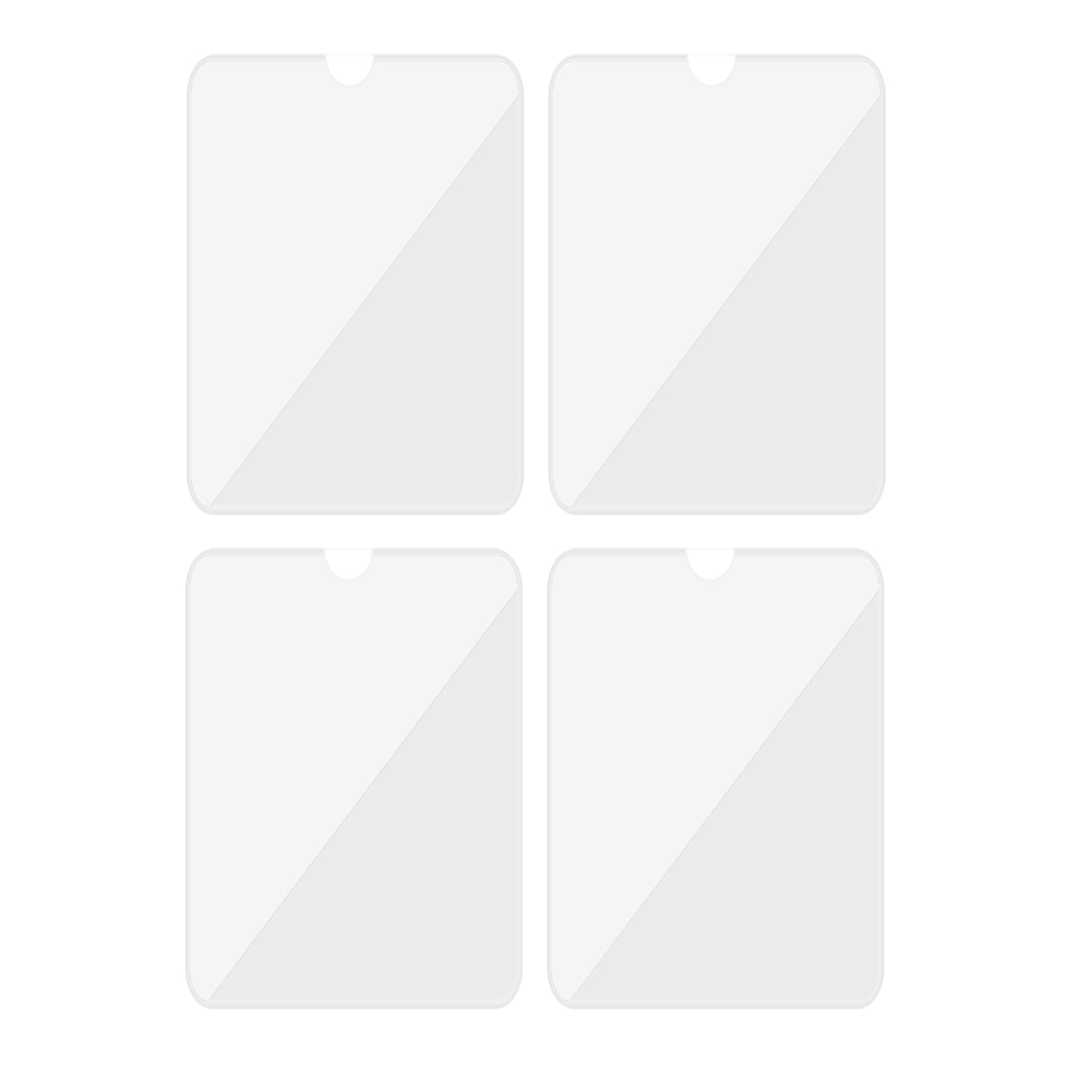 

VitalBloom Акриловый чехол-держатель для ключей 7,5x7,5 с защитным листом, Оригинальный дизайн, Для резинового ремешка, Удобный предмет для хранения (5 шт.), Чисто 7.5x7.5CM