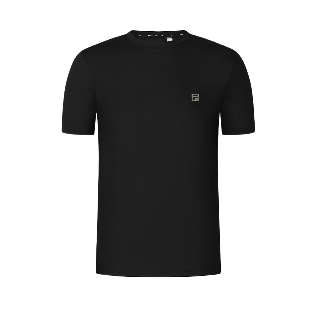 New FILA Fitness T Shirts Men's Pitch Black A11M531118FBK