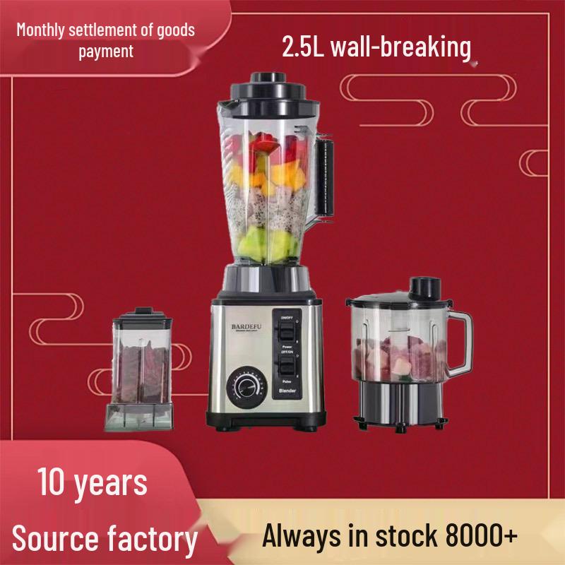 Multi-Functional 2.5L Soy Milk Maker & Juicer: Two-in-One, Household Wall-Breaking Machine EU Standard 2-in-1 Blender