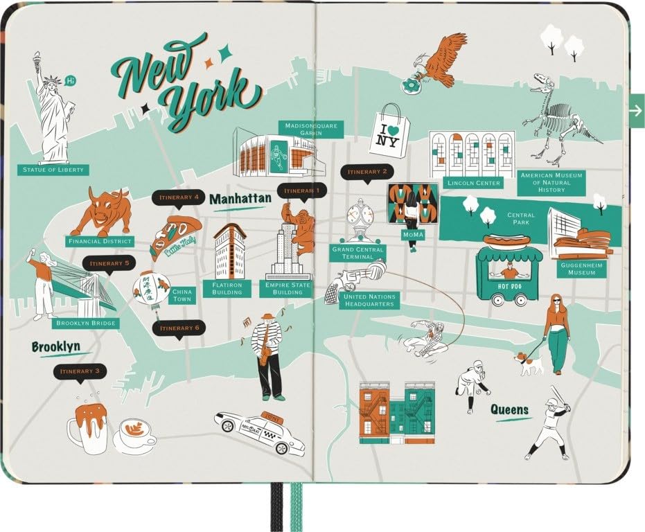 Moleskine LUXE x Moleskine New York City Notebook, Hardcover, Pocket Size, Lined, CNLCNY