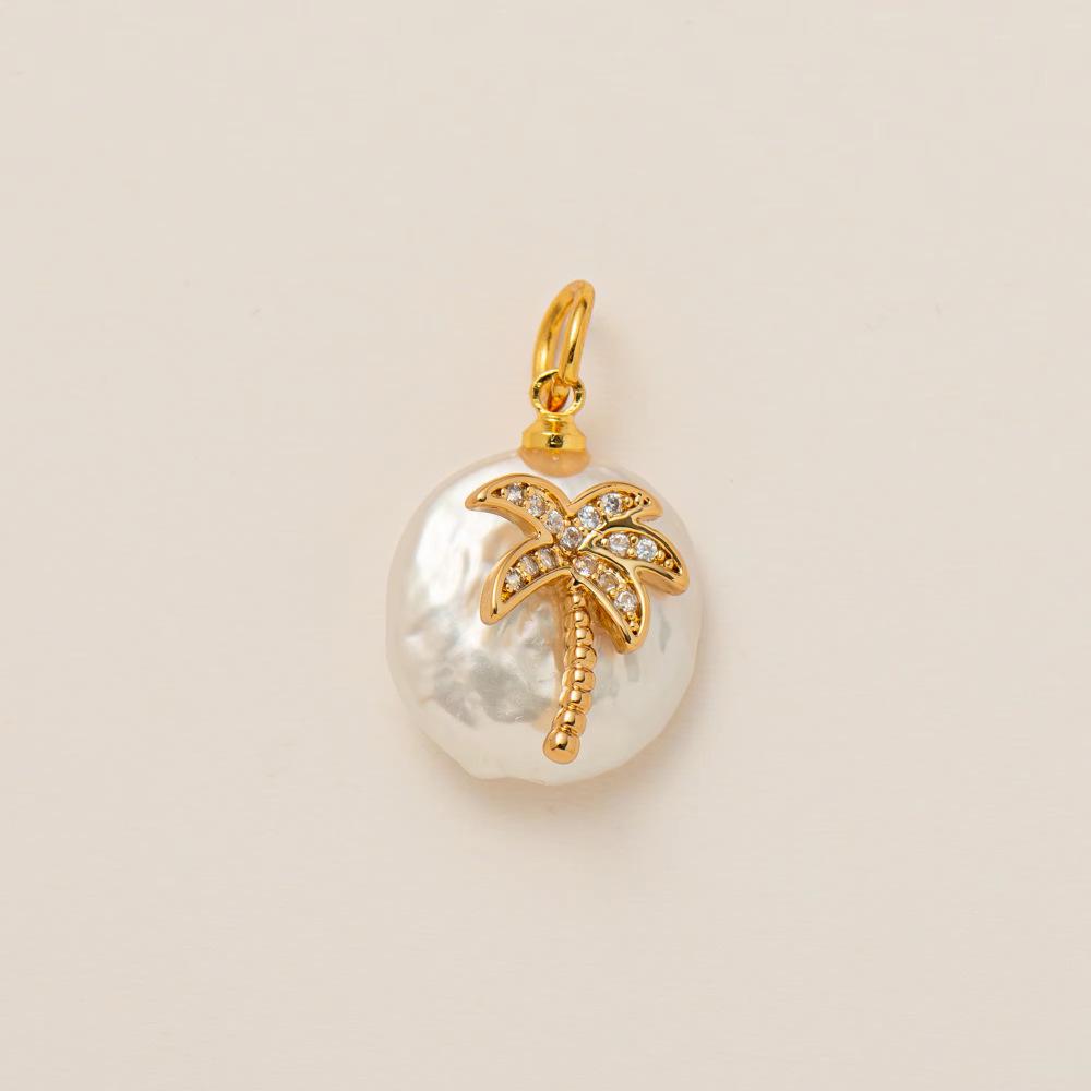 14k Copper Ocean Series Pendant: Enamel Fish, Shell, Conch, Starfish, Lobster, Dolphin Jewelry Accessories