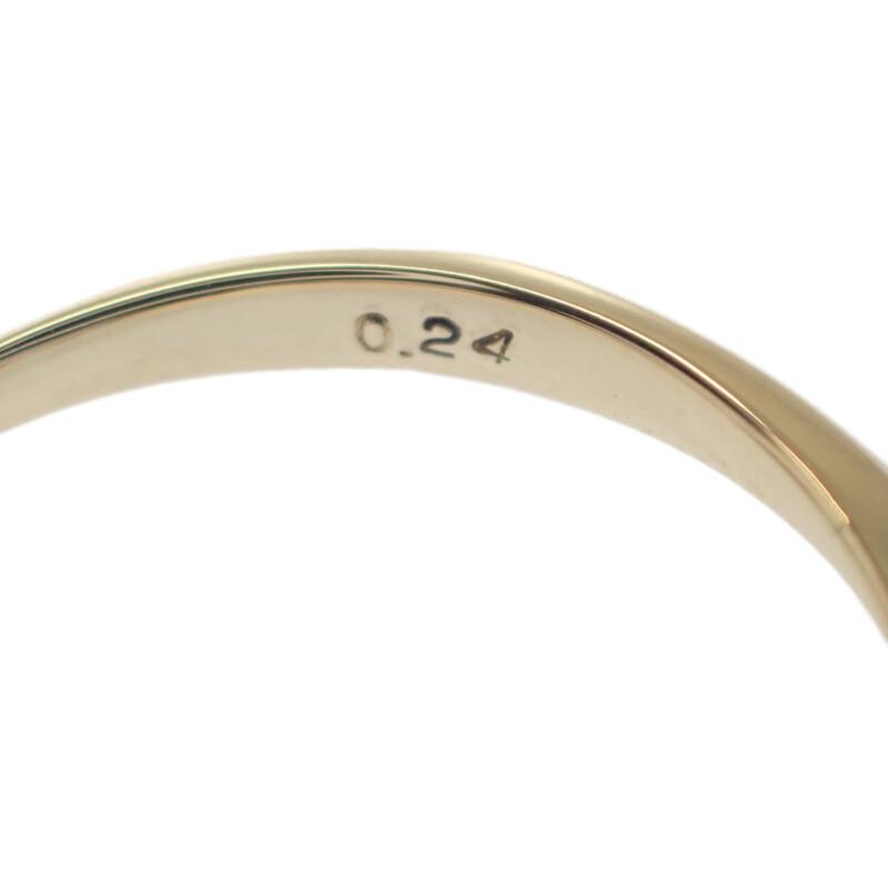 no brand  #10(JP Size) ring K18 yellow gold Women