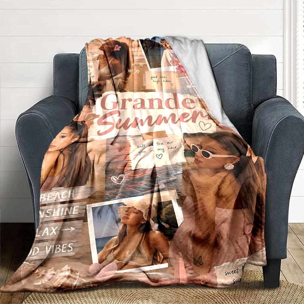 Summer Vibes Relaxation Blanket Soft Throw Blanket For Home Bedroom Bed Sofa Travel Office Solid Christmas Blanket