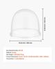 Cotton Candy Machine Cover, Transparent Acrylic Dome Bubble Shield, Cotton Candy Machine Bubble Shield Compatible with 381mm Cottons Candies Machines