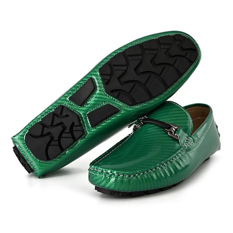 Módní mokasíny Pánské ručně vyráběné ležérní nazouvací boty PU kůže Pánské mokasíny Venkovní pohodlné prodyšné Pánské řidičské boty