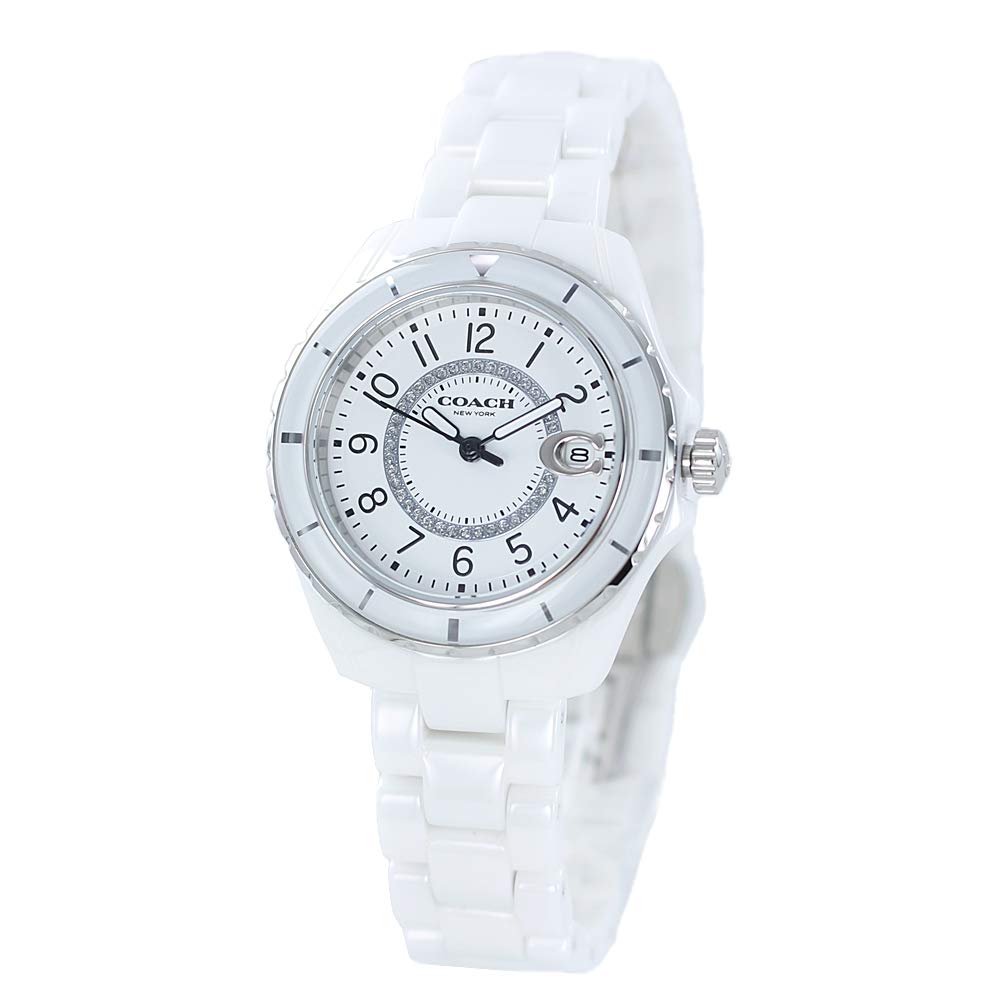 

Preston White Ceramic Bracelet Kochi Tokei 14503462 Watch [Coach] Women s Women s [Item]
