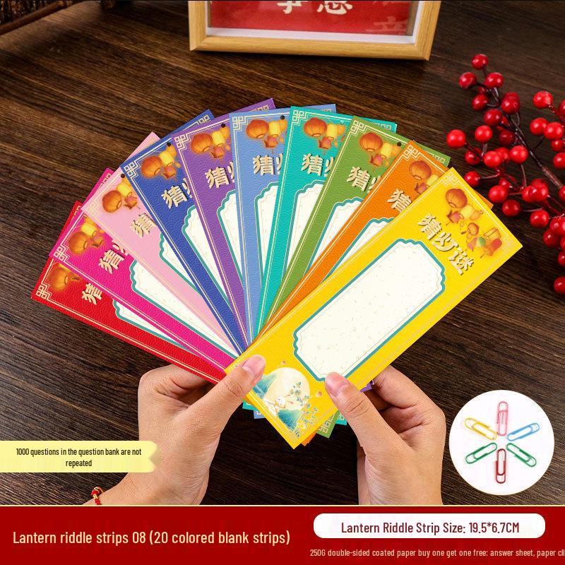 

2025 Mid-Autumn Festival Riddle Lanterns for Community Activities and Decorations