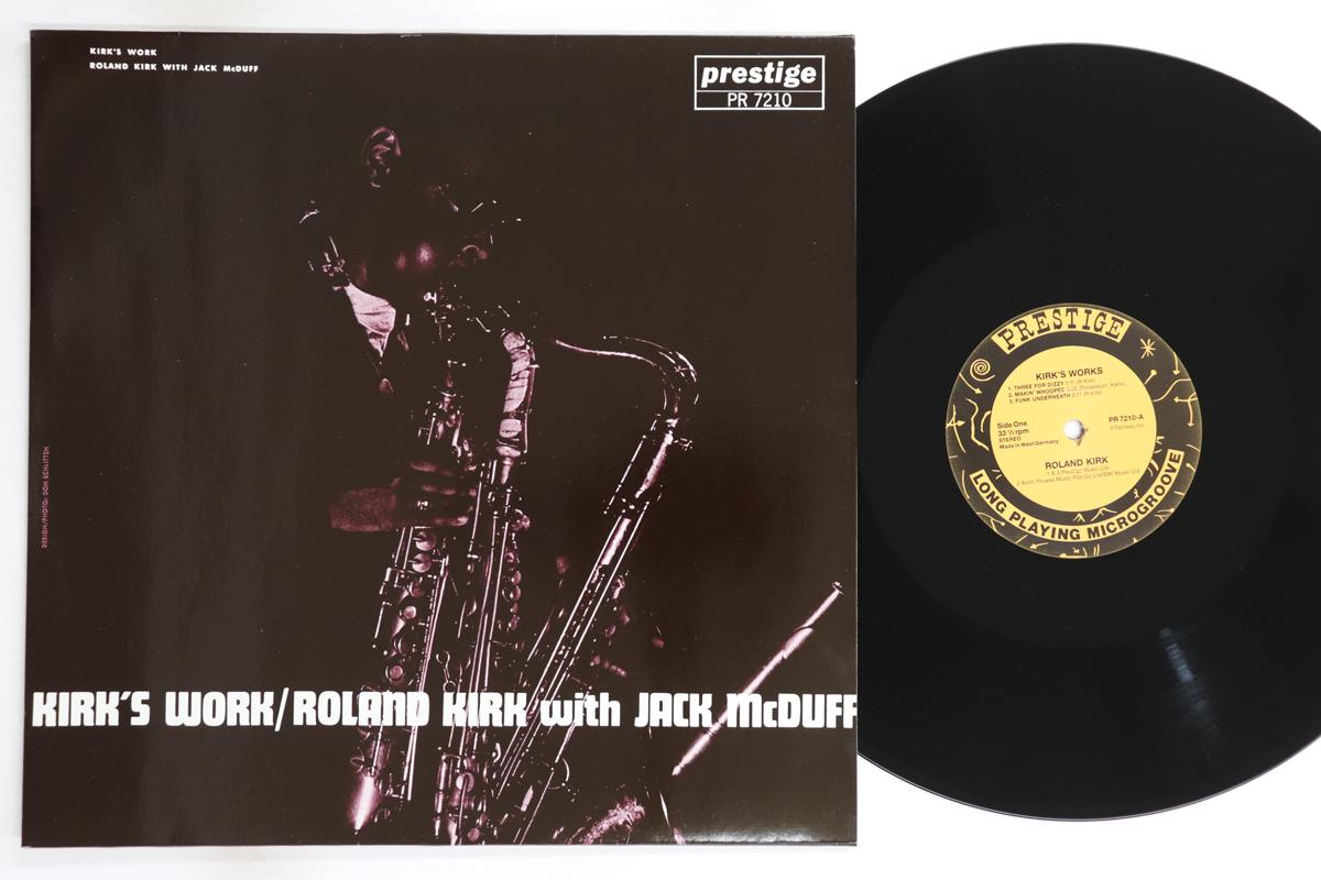

LP Пластинка РОЛАНД КИРК, ДЖЕК МАКДАФФ - Работа Кирка PR7210 PRESTIGE 1987 Великобритания Джаз Б/У
