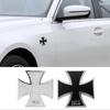 1pcs 3D Metal Altese Cross 1813 Emblem Decal Side Fender Rear Trunk Badge Sticker Are Applicable To Auto Motorcycle Pickup Truck SUV