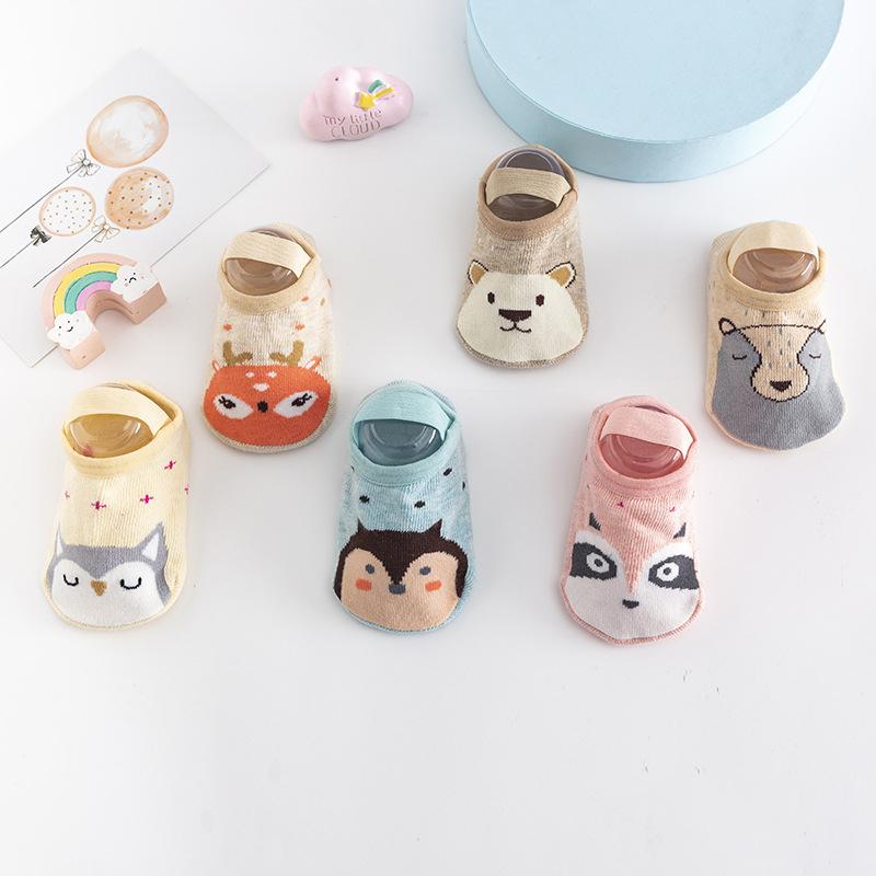 Baby Socks Slipper Girls Boys Newborn Accessories Anti Slip Kids Toddlers Gift Clothes Infant Children Bear Owl Stuff