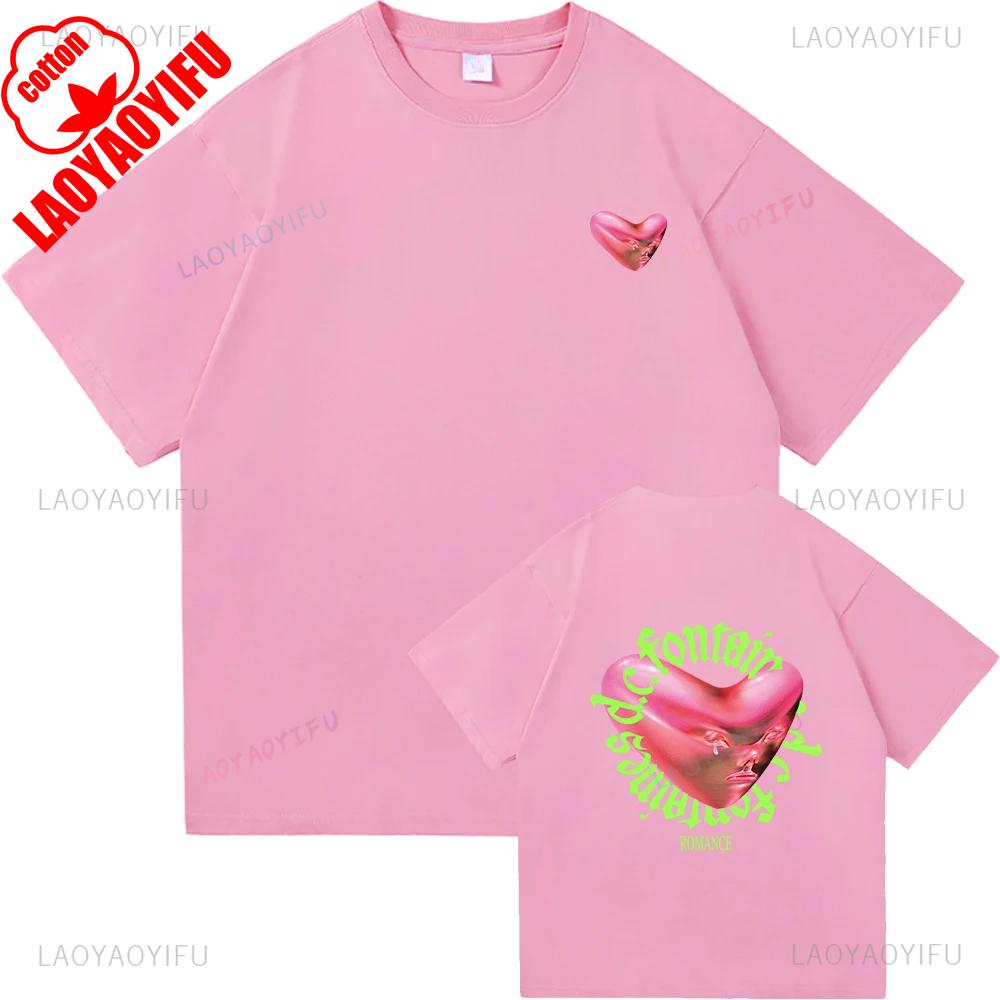 Fontaines D.C.Romance T Shirt In The Modern World Men Clothing Fashion Harajuku T-Shirt Unisex Cotton Streetwear Tees Shirts