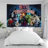 Anime Hotel Transylvania Appeso Arazzo Boemo Arazzi da Parete Boemi Mandala Kawaii Decorazione Stanza