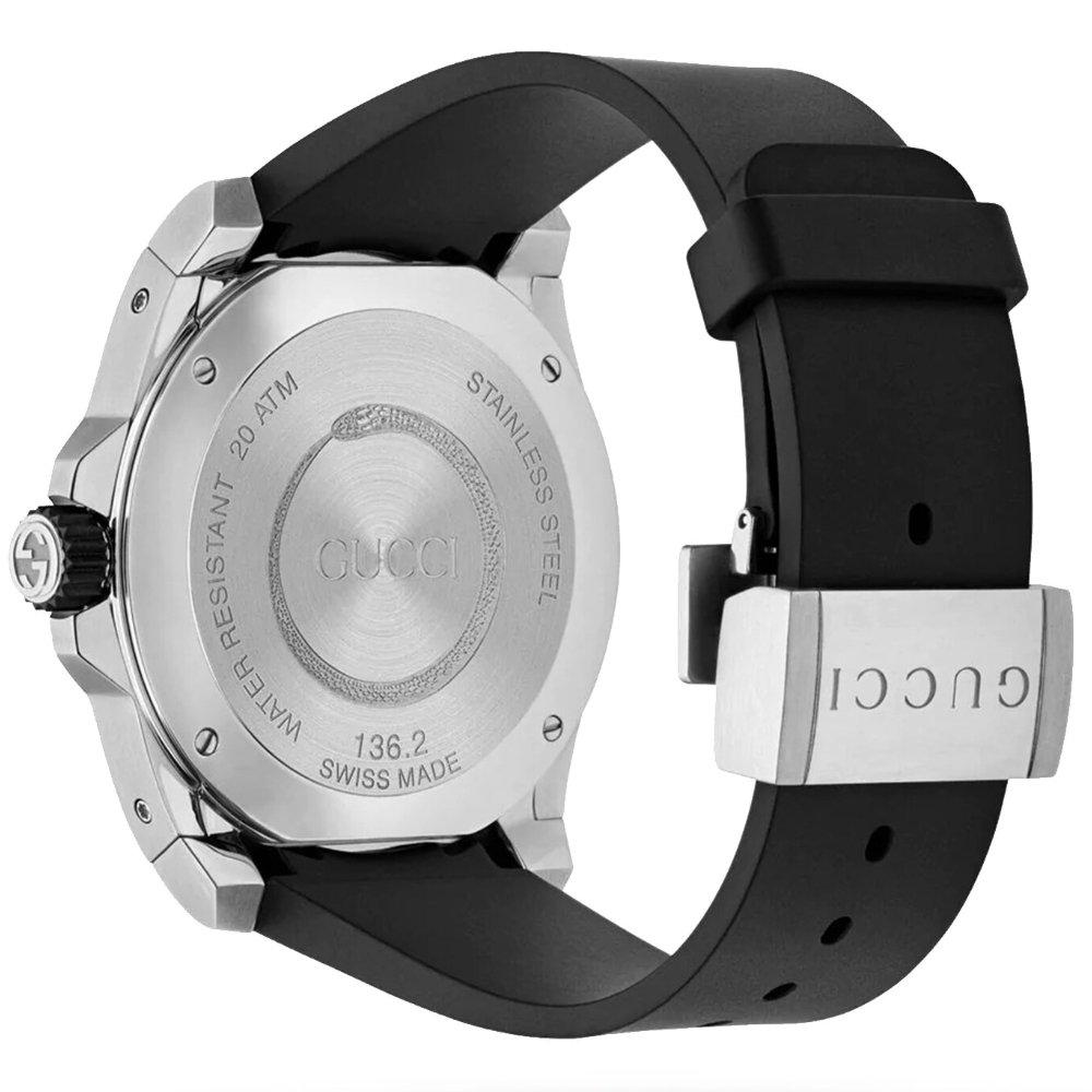 Gucci YA136217 Black Snake Dial Men's Watch